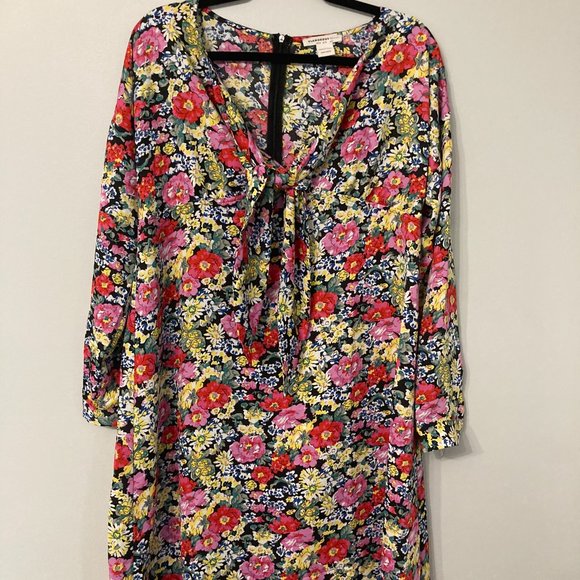 Floral Boho Maternity Dress Size US 6 GLAMOUROUS BLOOM Shift with Tie Detail - Picture 4 of 8